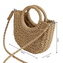 Load image into Gallery viewer, Half-Round Rattan Travel Bags-LOFA-Lofa for Arcade
