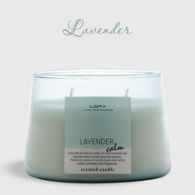 Load image into Gallery viewer, Lavender Trapezoid Jar Scented Candle
