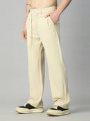 Men's relaxed fit Tencel stretch pants – right side profile