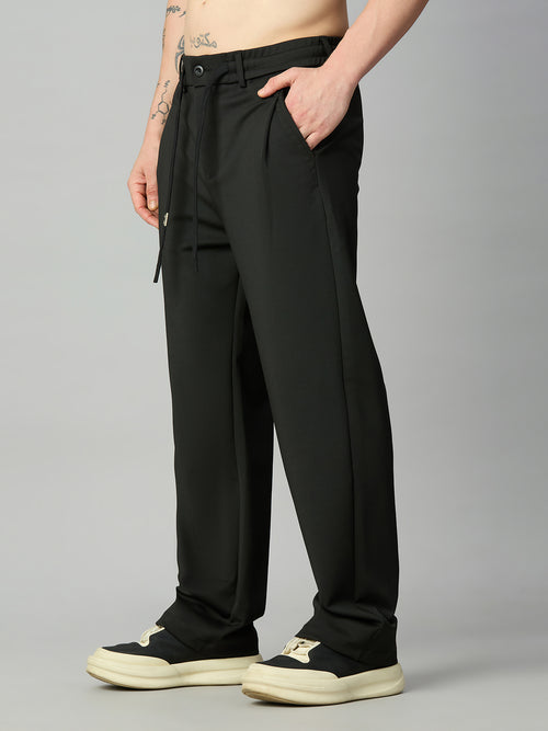 Men's relaxed fit Tencel stretch pants – right side profile