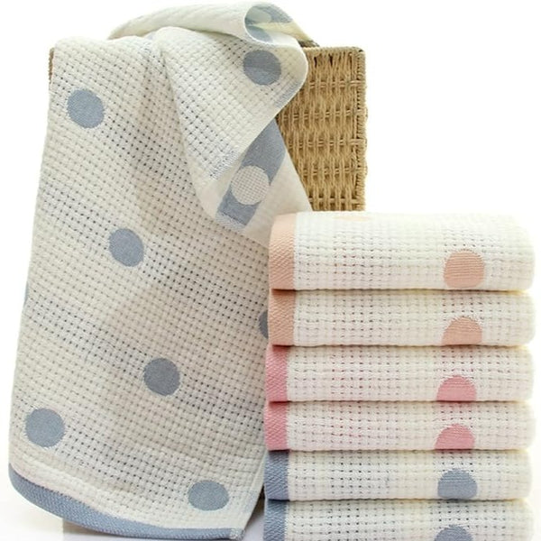 Polka Dot Bath Towel 100% Cotton - Unisex