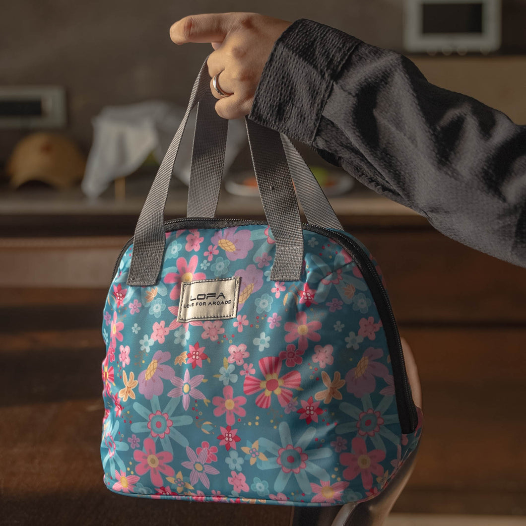 Floral Insulated Thermal Lunch Bag