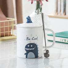 Load image into Gallery viewer, Ceramic Coffee &amp; Tea Mug with Lid &amp; Spoon LOFA-Love for Arcade
