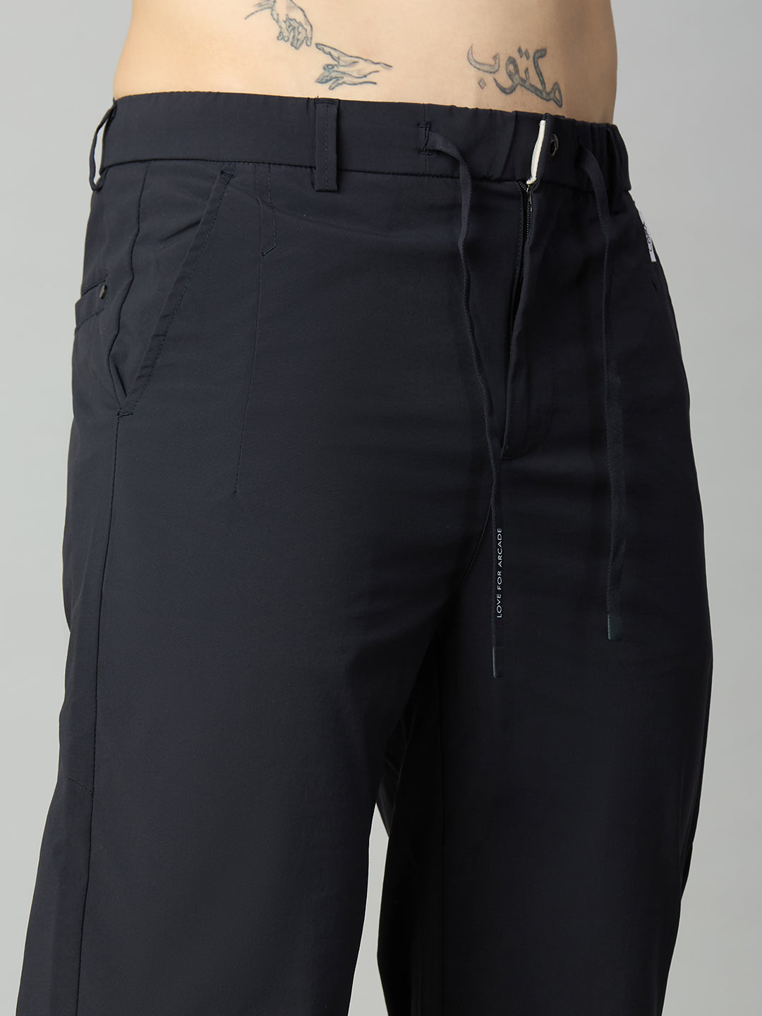 Deep Blue Lightweight Comfort fit Smart Pant