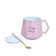 Load image into Gallery viewer, Ceramic Coffee &amp; Tea Mug with Lid &amp; Spoon LOFA-Love for Arcade
