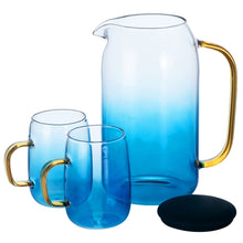 Load image into Gallery viewer, Borosilicate Glass Jug with 2 Cups - LOFA-Love for Arcade

