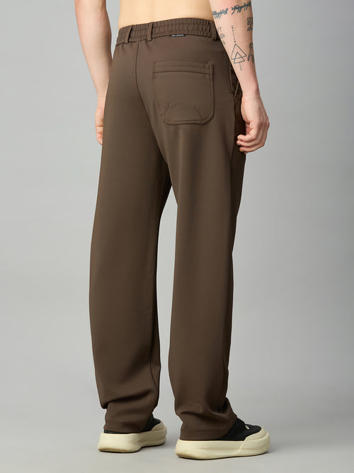 Men's relaxed fit Tencel stretch pants – back view