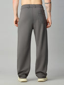 Men's relaxed fit Tencel stretch pants – back view
