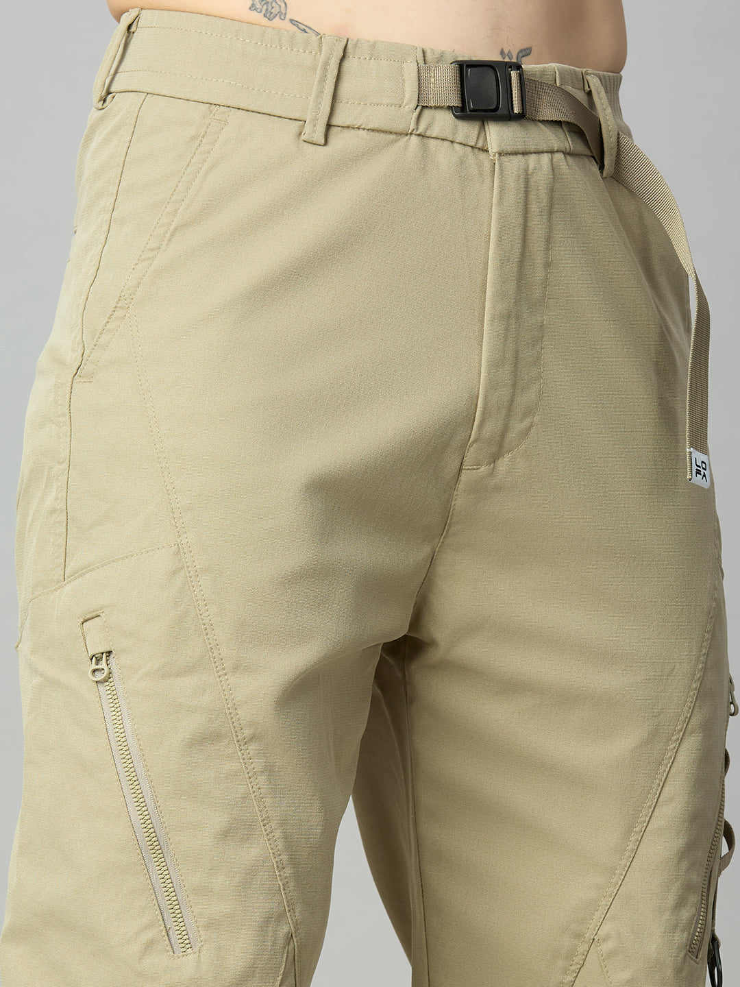 Baggy Fit Khaki Cargo Pant
