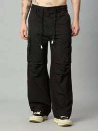 Black Baggy Cargo Pant