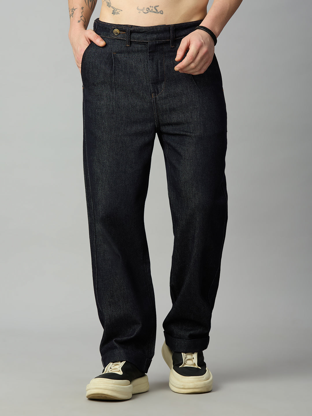 Baggy Deep Blue Denim Jeans