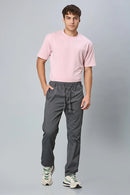 LOFA Men’s Dark Grey Comfort Fit Polyester Activewear Trousers Styled Full Outfit