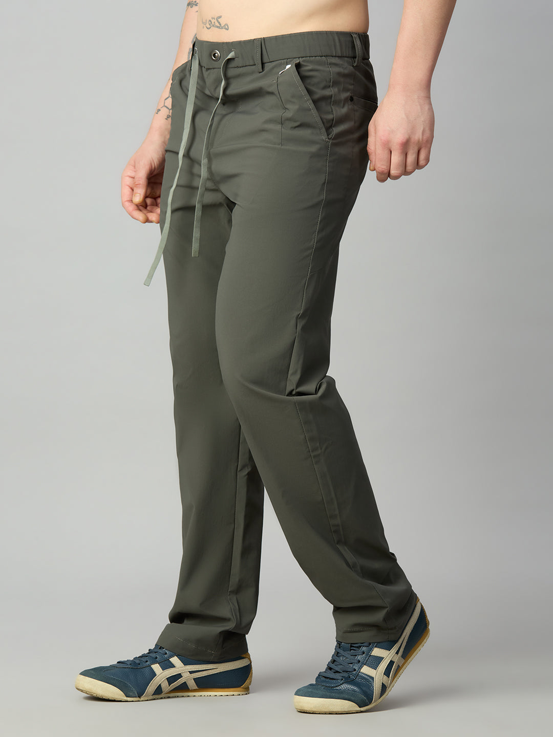 Grey Lightweight Comfort fit Smart Pant