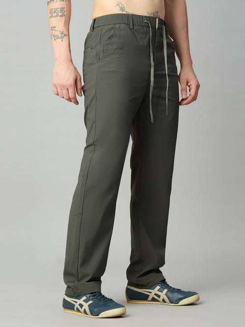 Grey Lightweight Comfort fit Smart Pant