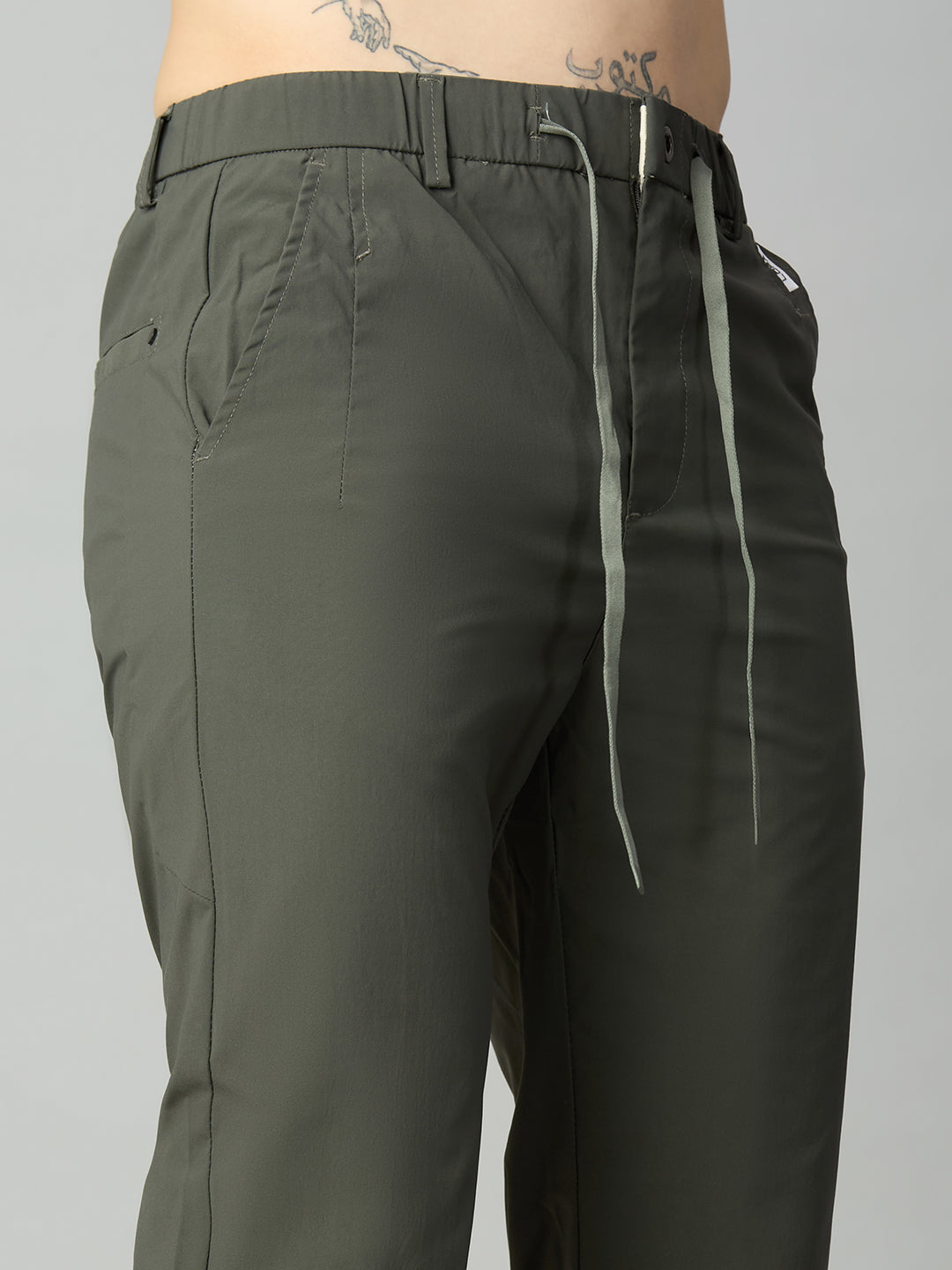 Grey Lightweight Comfort fit Smart Pant