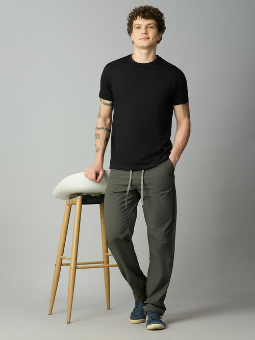 Grey Lightweight Comfort fit Smart Pant