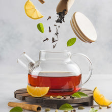 Load image into Gallery viewer, Glass Teapot Kettle with Infuser
