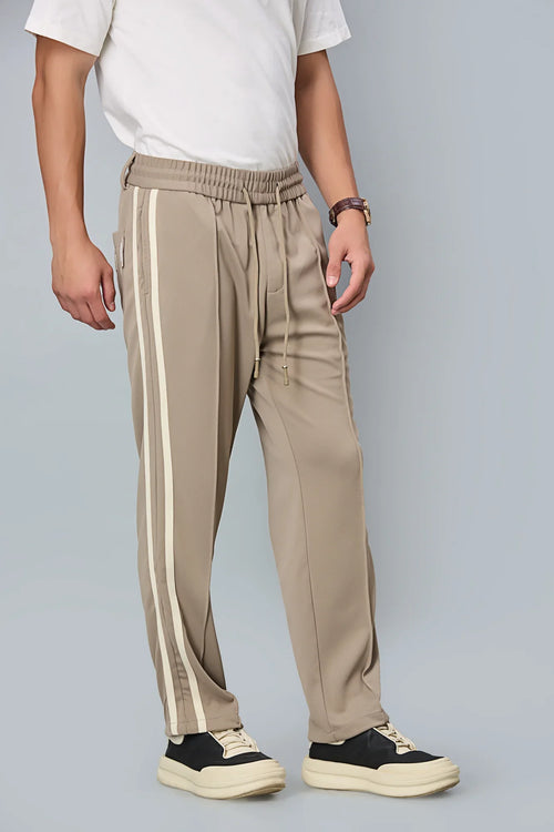 men's track pant with two stripes on the sides 