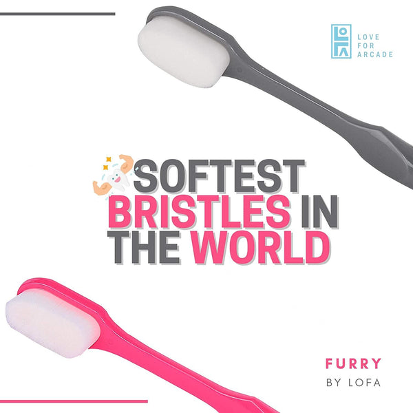 Furry - Softest Toothbrush with box - LOFA-Love for Arcade