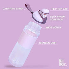 Load image into Gallery viewer, Stylish Flip-Top Cap BPA free Water Bottle, 600 ml - LOFA-Love for Arcade
